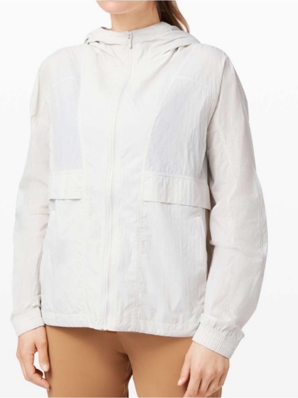 Lululemon Lululemon Hood White Lite Jacket